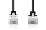 Cat 6 U-Utp Slim Cable De Red, 1,5 M, Schwarz, 10 Stück