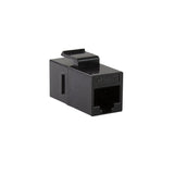 Acoplamiento Keystone Logilink 2x Rj45 Utp, Cat.5e, Negro