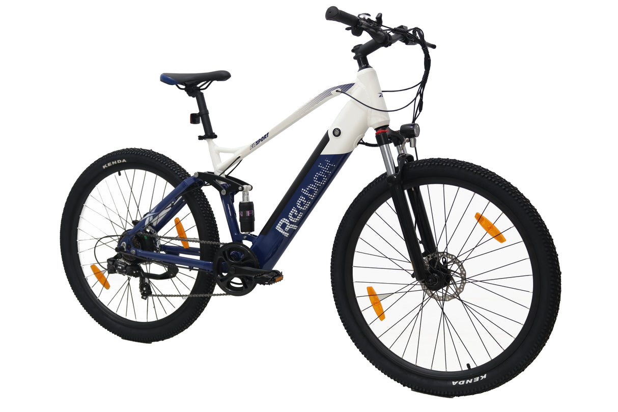 Bicicleta Eléctrica Reebok Rk-Fitmtbsp-Bw  Azul, Blanco Aluminio L 73,7 Cm (29") 25,5 Kg Litio