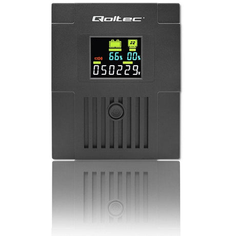 EAN 5901878537719 - Qoltec 53771 sistema de alimentación ininterrumpida (UPS) Línea interactiva 2 kVA 1200 W 2 salidas AC imagen 6