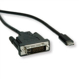 Roline Usb Typ C - Dvi Adaptercable, St St, 2 M