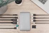 Digitus Thunderbolt 3 Dockingstation 7-Port/Video/Usb3.0/Usb-C/Rj45/Audio