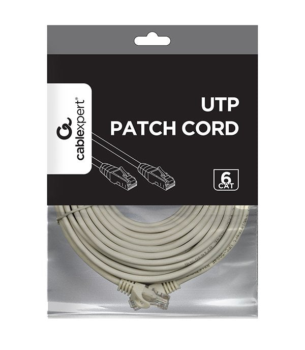 Cable Red Gembird Utp Cat6 20m Gris