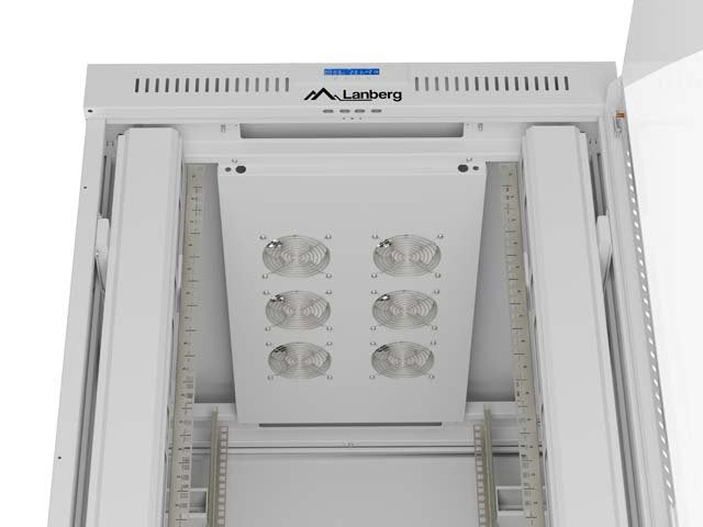 Szafa Instalacyjna Rack Stojaca 47u 800x1000 Szara Drzwi Przeszkolne Lcd ( Flat Pack) V2
