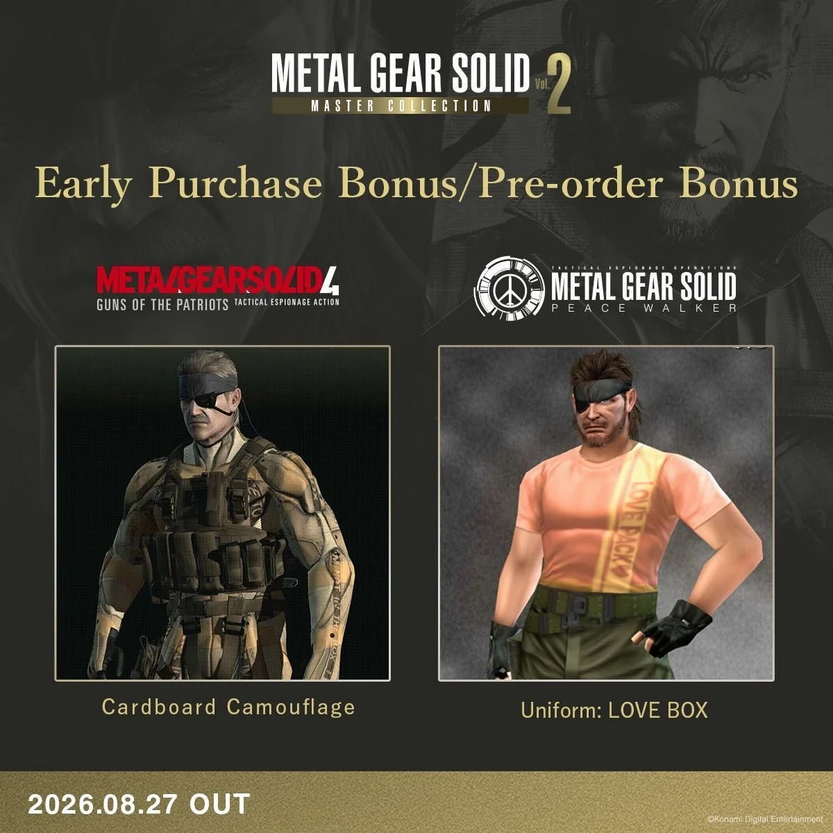 Juego Metal Gear Solid:Master C. Vol.2 D1 Xbox Series X
