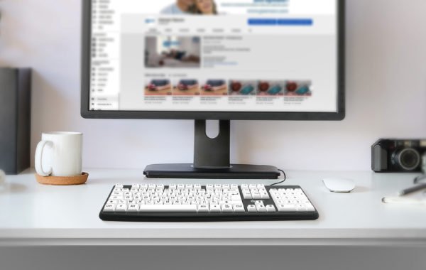 EAN 3521350020823 - Geemarc Telecom 3521350020823 teclado Universal USB QWERTY Negro, Blanco imagen 7