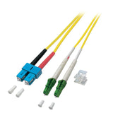 Efb Duplex Cable De Red Lc Apc-Sc Os2 G652d 2m Lszh 2mm Amarillo
