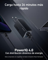 Cargador Pared Anker 737 Prime 120w 1a/2c Negro