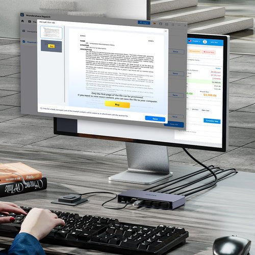 Unitek Przelacznik Kvm 8k@60hz Usb 3.0 5gbps Dp