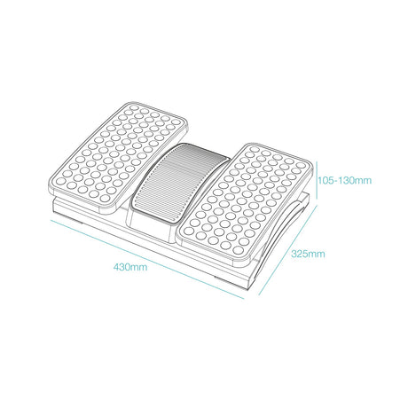EAN 8433281016934 - TooQ TQFR0605-B soporte para el apoyo de pies imagen 6