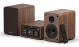Pure Classic Stereo Mini Stereoanlage Dab+ Fm, Bluetooth, Cd, Usb Braun Walnuss