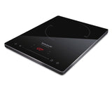 Placa De Inducción Taurus Darkfire 2000w Ø 20cm Display Led 8 Niveles De Temperatura / Potencia Temporizador Superficie De Cristal 45mm