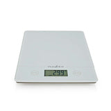Nedis Bascula De Cocina  Digital  Cristal 3mm / Plastico   Blanco
