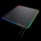 Alfombrilla Asus Rog Balteus Qi Asus Rog Balteus Qi, Negro, Monótono, Rojo/Verde/Azul, Base Antiderrapante, Alfombrilla De Ratón Para Juegos