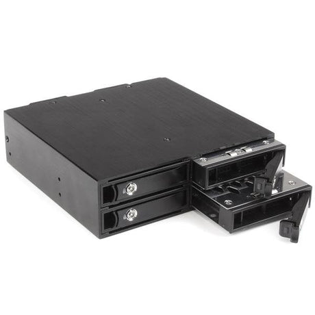 EAN 0065030859837 - StarTech.com SATSASBP425 panel bahía disco duro 13,3 cm (5.25") Bandeja para disco duro Negro imagen 4
