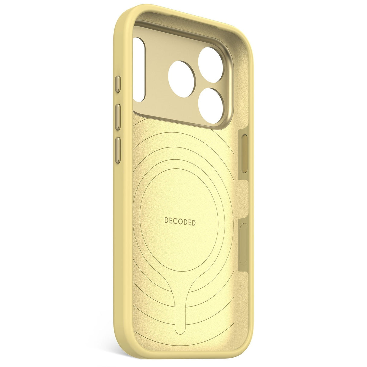 Decoded Silicone Backcover Apple Iphone 17 Pro Yuma Yellow Funda Para Iphone 17 Pro 16 Cm (6.3") Amarillo
