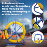 Extralink Varilla De Tracción De Cable Pilot 6mm 150m Fibra De Vidrio Frp, D. 6mm, L. 150m, Amarillo