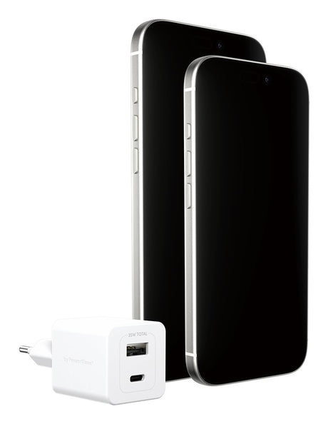 EAN 5715685027550 - PanzerGlass empower™ by ® Turbo 35W Charger incl. USB-C + USB-A | EU Plug | Silver White Smartphone Blanc imagen 4