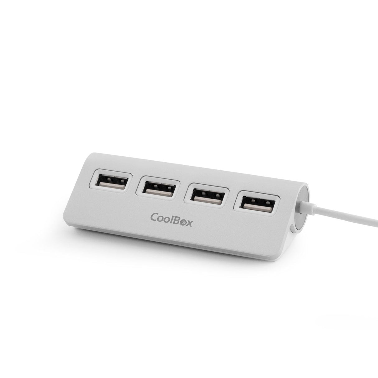 Coolbox Hub 4 Puertos Usb 2.0 Aluminio