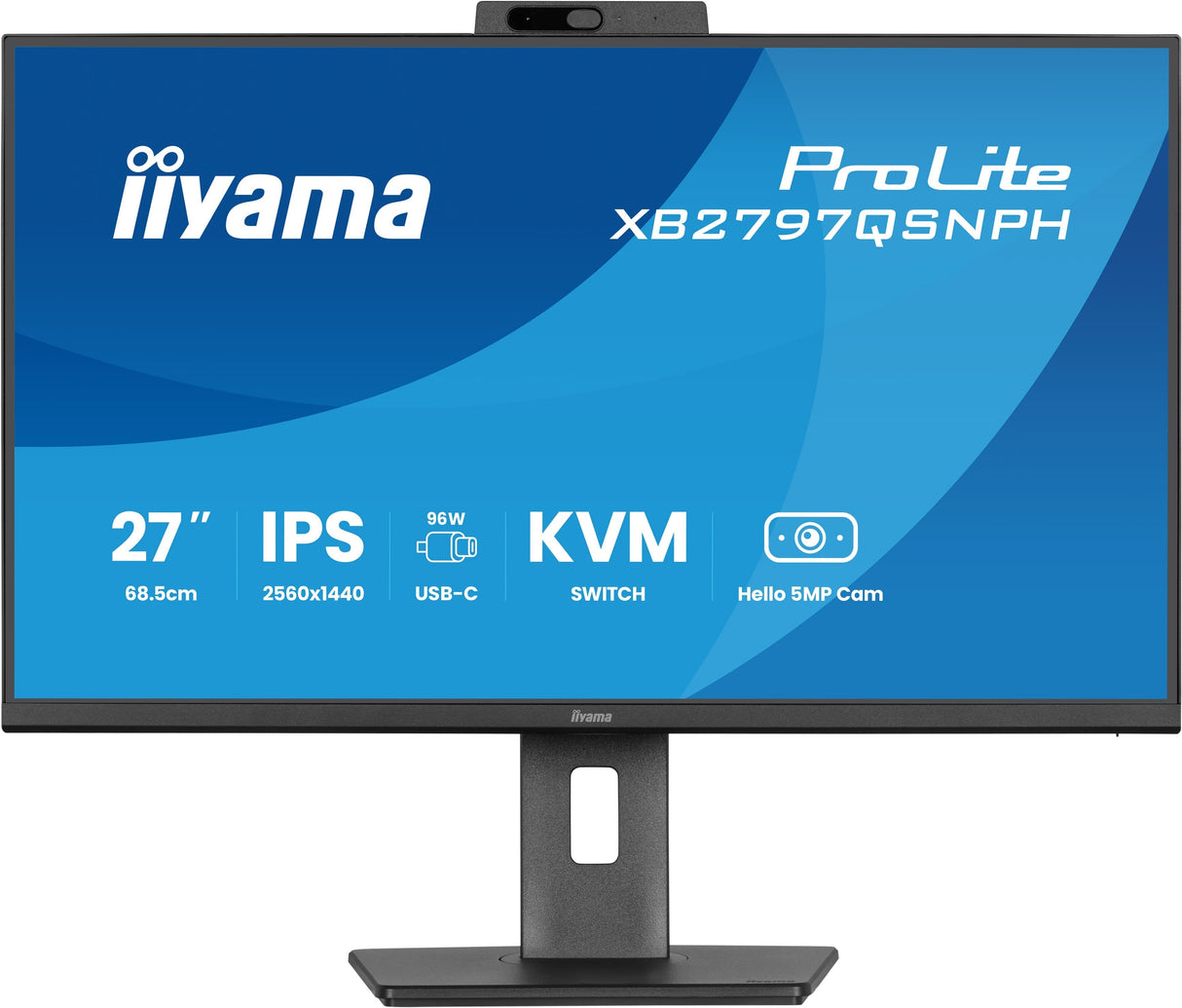 Monitor  Iiyama  27" Xb2797qsnph-W1 16:9 Hdmi+Dp+2xusb-C