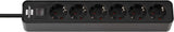 EAN 4007123647903 - Brennenstuhl 1153260000 base múltiple 1,5 m 6 salidas AC Interior Negro imagen 1
