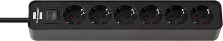 EAN 4007123647903 - Brennenstuhl 1153260000 base múltiple 1,5 m 6 salidas AC Interior Negro imagen 1