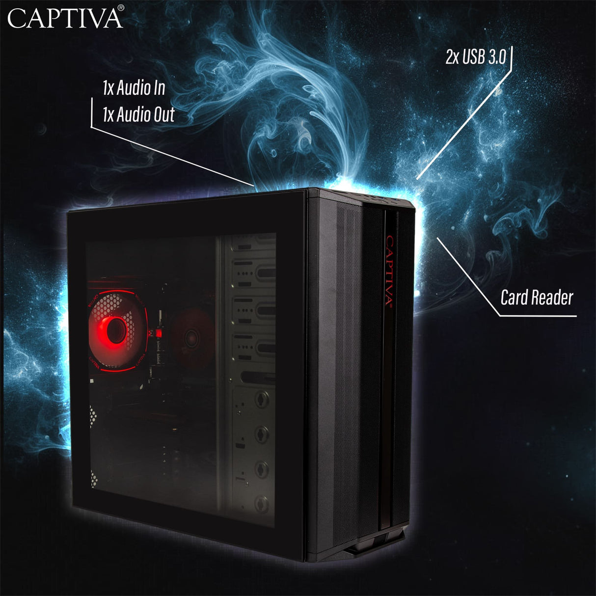 EAN 4046373982068 - CAPTIVA 98206 PCs/estación de trabajo AMD Ryzen™ 7 5700X 32 GB DDR4-SDRAM 1 TB SSD NVIDIA GeForce RTX 506 imagen 6