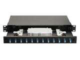 Equip Lwl-Spleisskamen 12-Port Lc-Duplex Os2 1u Komplett Sw