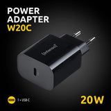Intenso Usb-Ladegerät Usb-C 20 Watt Negro