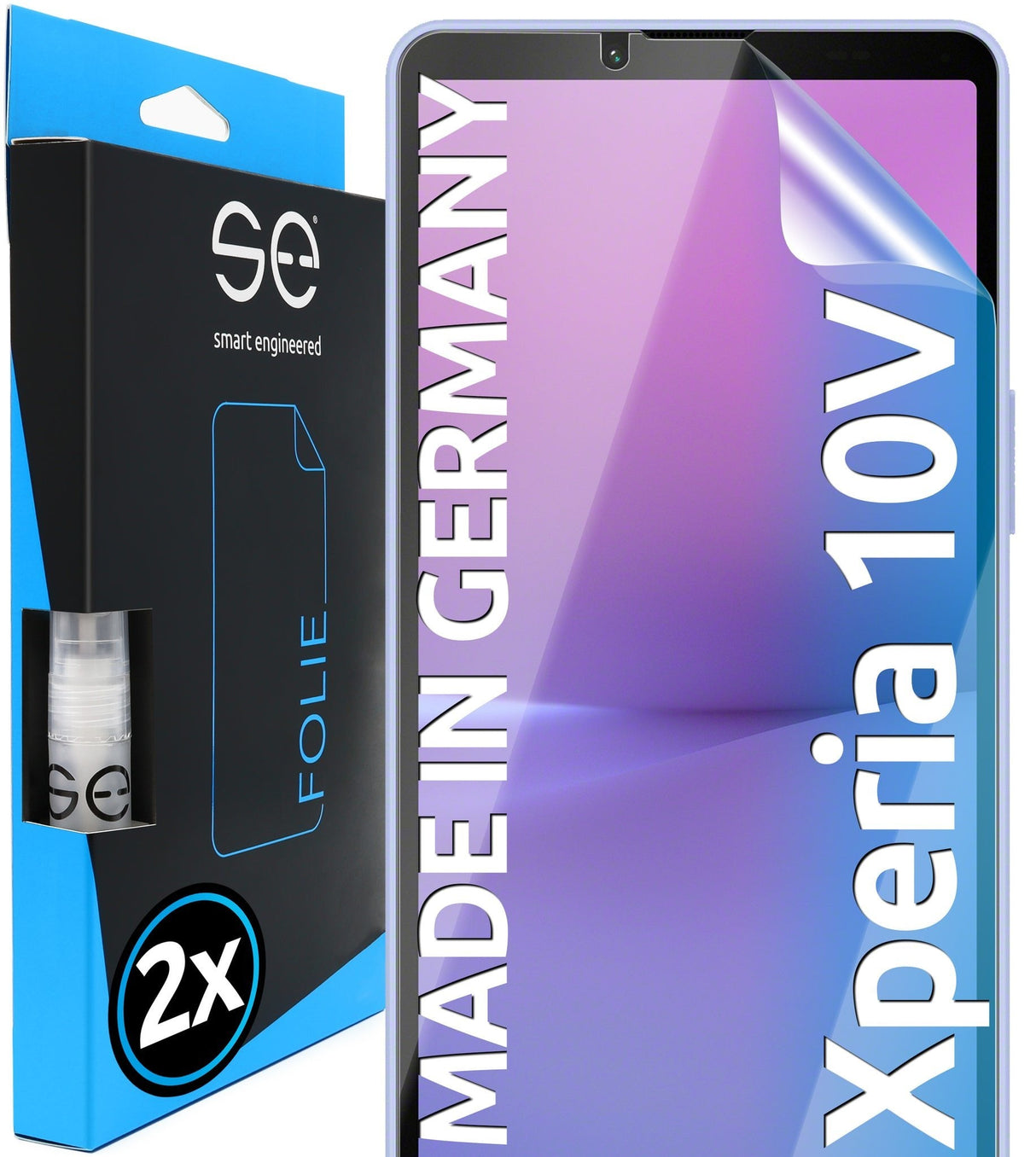 Se 3d Protector De Pantalla Sony Xperia 10v (2 Piezas)