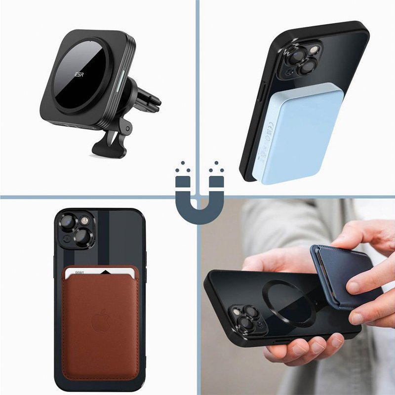 EAN 8434847075419 - COOL Accesorios COOL funda para teléfono móvil 15,5 cm (6.1") Negro, Transparente imagen 5