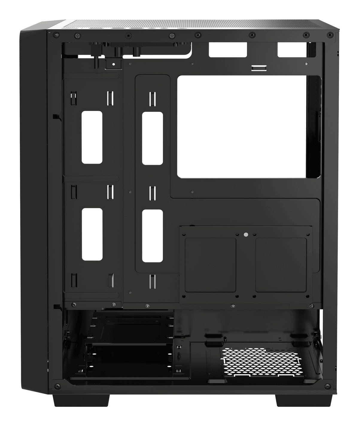 Ocypus Gamma C60 (Negro, Tempered Glass) Gamma-C60-Bkg000xx-Gl