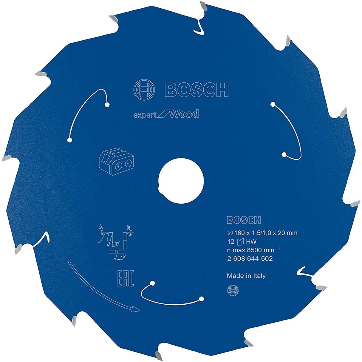 Hoja De Sierra Circular Bosch Expert For Wood, 160 Mm