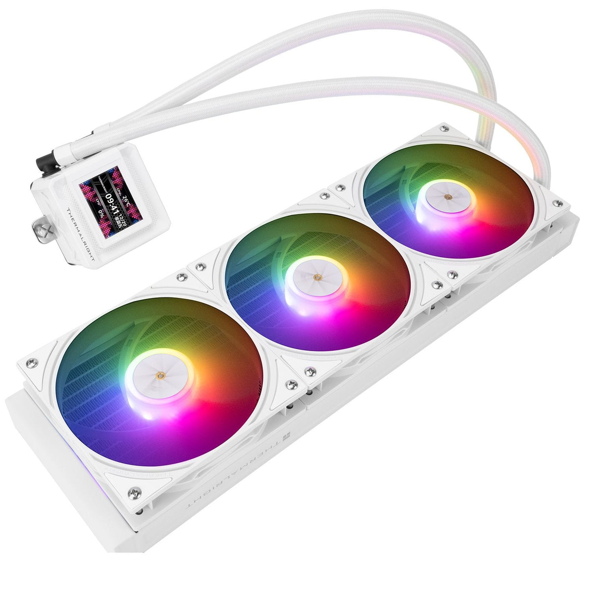 K Thermalright Frozen Warframe Se Refrigeración Líquida, Argb - 360mm, Blanco