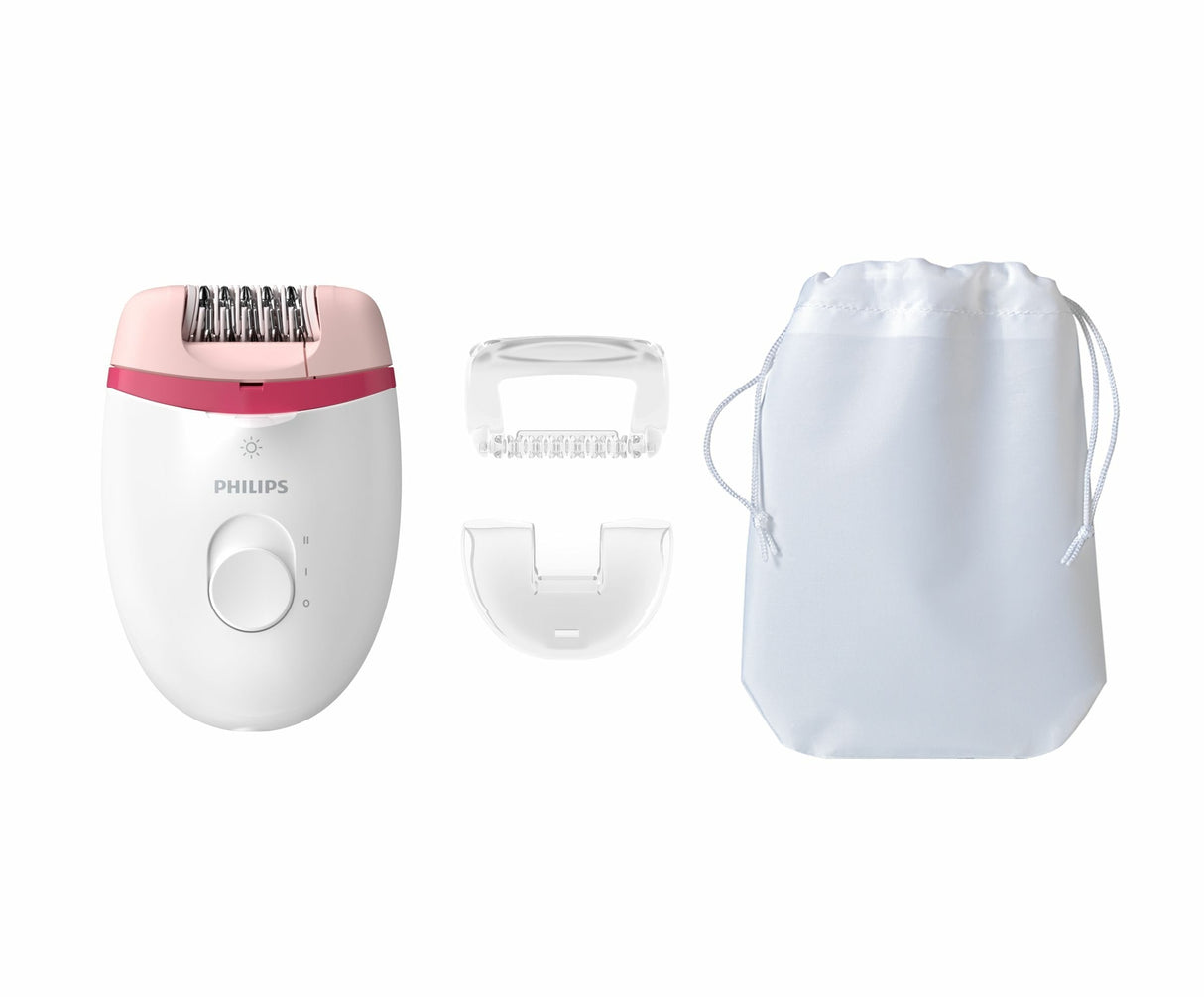 EAN 8710103883975 - Philips Satinelle Essential BRE255/00 depiladora Rosa, Blanco imagen 1
