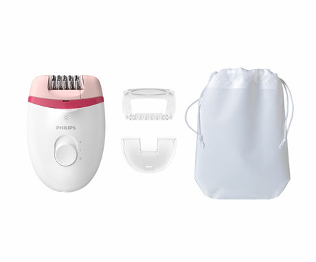 EAN 8710103883975 - Philips Satinelle Essential BRE255/00 depiladora Rosa, Blanco imagen 1