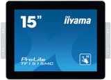 Monitor Iiyama Openframe 15" Tactil (Tf1515mc-B2) 1024x768/ 300cd/ 800:1/ Vga/ Hdmi/ Dp /Usb/ 16ms/