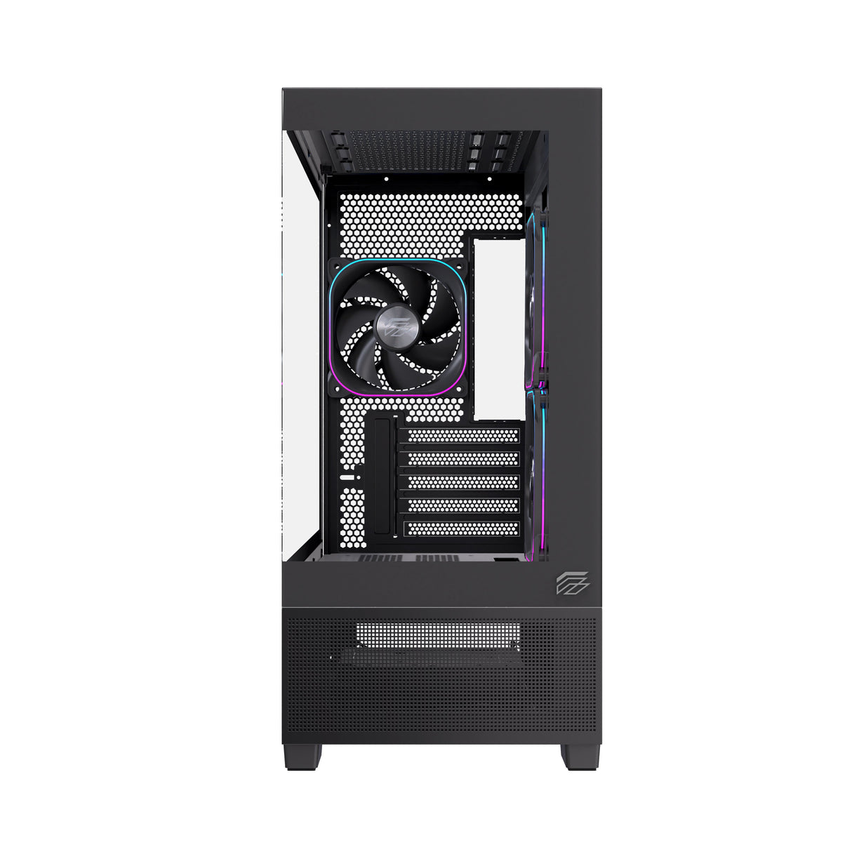 EAN 6977277360011 - Einarex EXCS-SM-51DR-B carcasa de ordenador Micro Torre Negro imagen 8