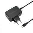 EAN 5901878510248 - Qoltec 51024 cargador de dispositivo móvil Universal Negro Corriente alterna Carga rápida Interior imagen 1