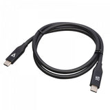 EAN 0662919114737 - V7 V7USB4-80CM cable USB 0,8 m USB C Negro imagen 1