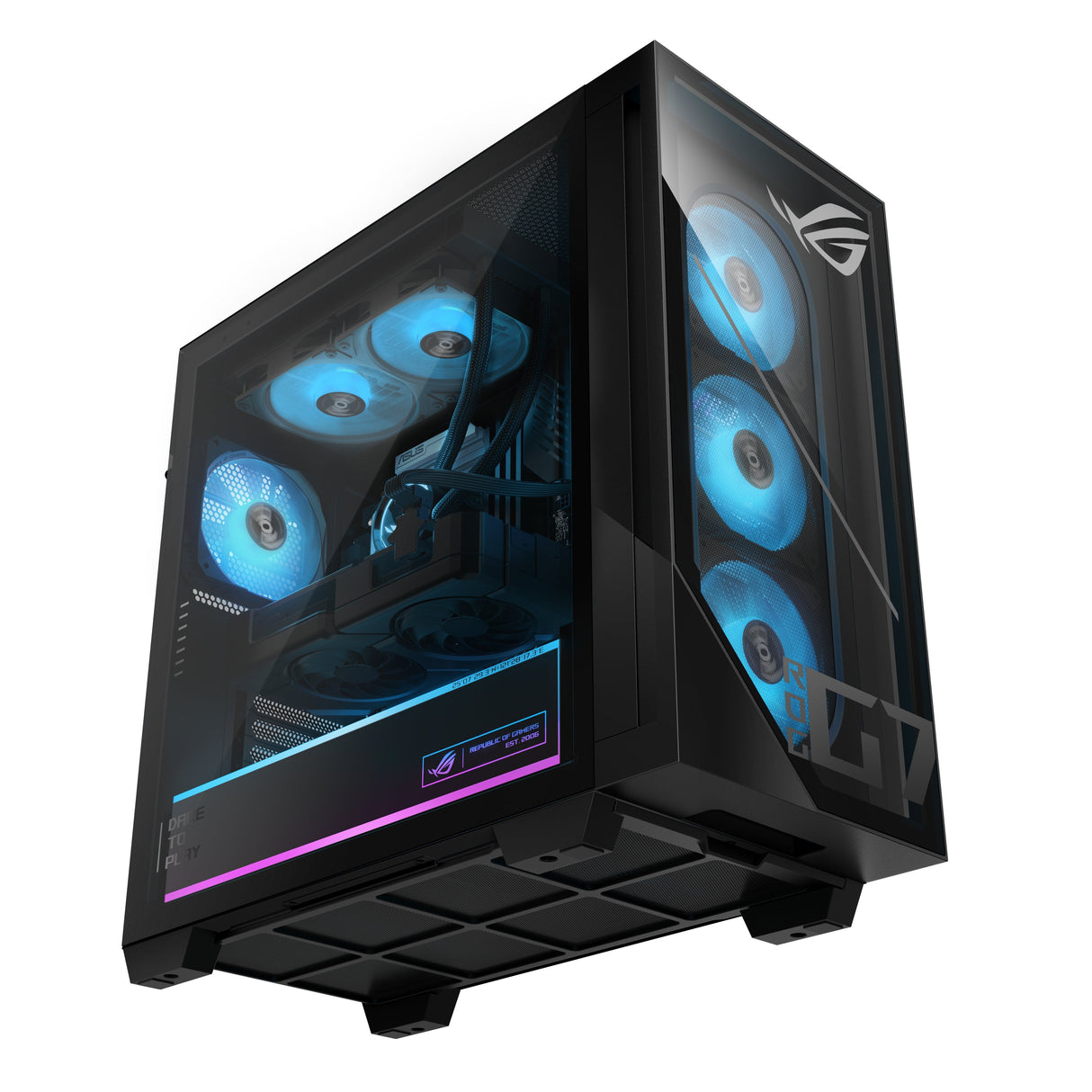 Pc Asus Rog G700 Tower Intel Core Ultra 5 225f 32 Gb Ddr5-Sdram Storage Ssd Ssd 1 Tb Nvidia Geforce Rtx 5070 On Board Graphics Not Available Wi-Fi Yes Bluetooth Yes Windows 11 Home 90pf0561-M02pn0