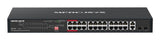 Switch Poe+ No Gestionable Mercusys Ms128gp 28p 28xrj45 1gb 24xpoe+ 2xsfp Gb 295w 250m