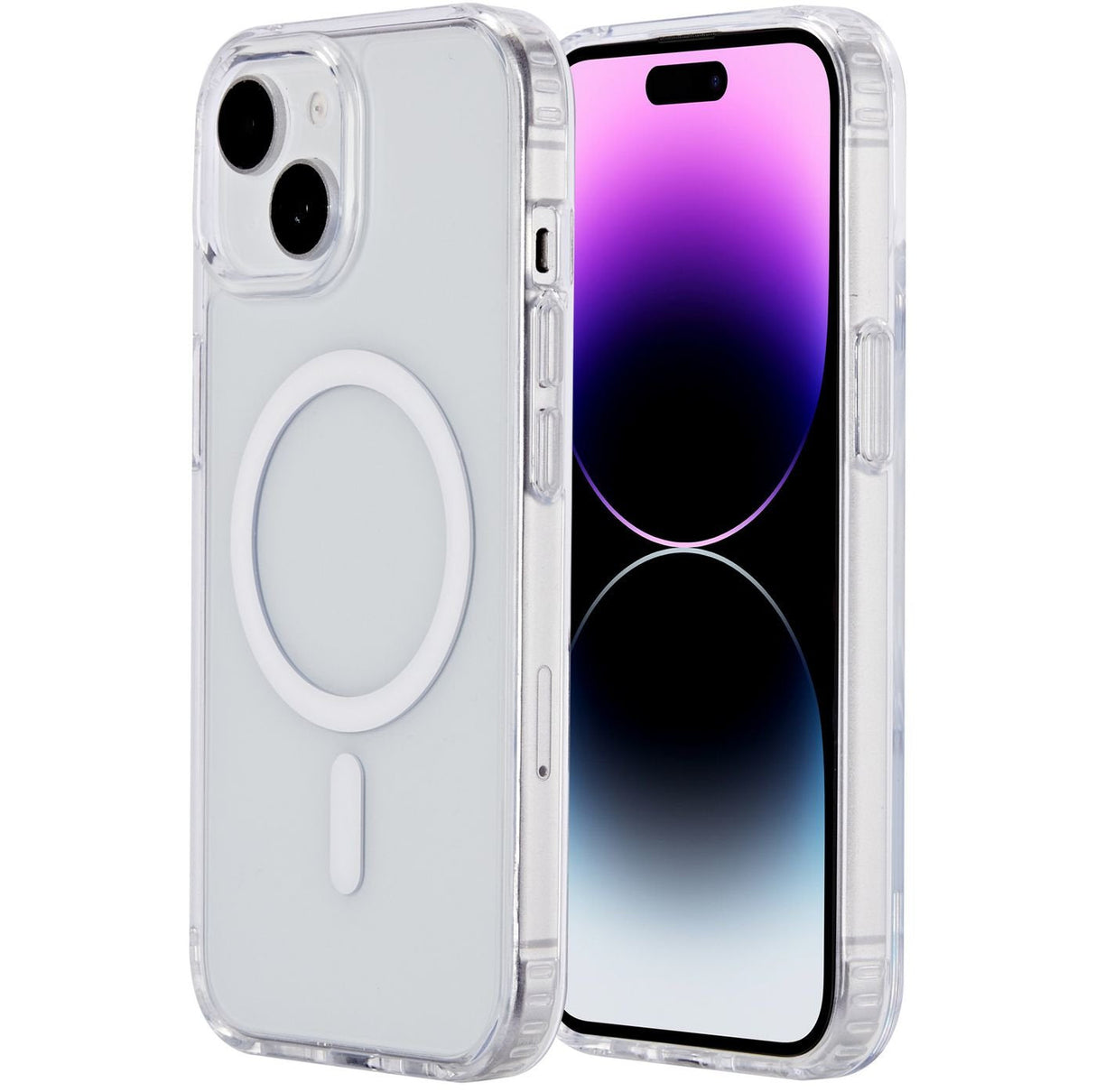 Berlin Iphone 15 Hybrid Case - For Magsafe Charging Clear - Acrylic And Tpu