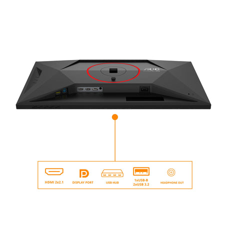 EAN 4038986182713 - AOC G4 Q27G4SRU pantalla para PC 68,6 cm (27") 2560 x 1440 Pixeles Quad HD LED Negro, Rojo imagen 4
