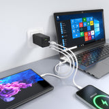 EAN 8435739903186 - AISENS ASCH-100W3P052-BK cargador de dispositivo móvil Universal Corriente alterna Carga rápida Interior imagen 5