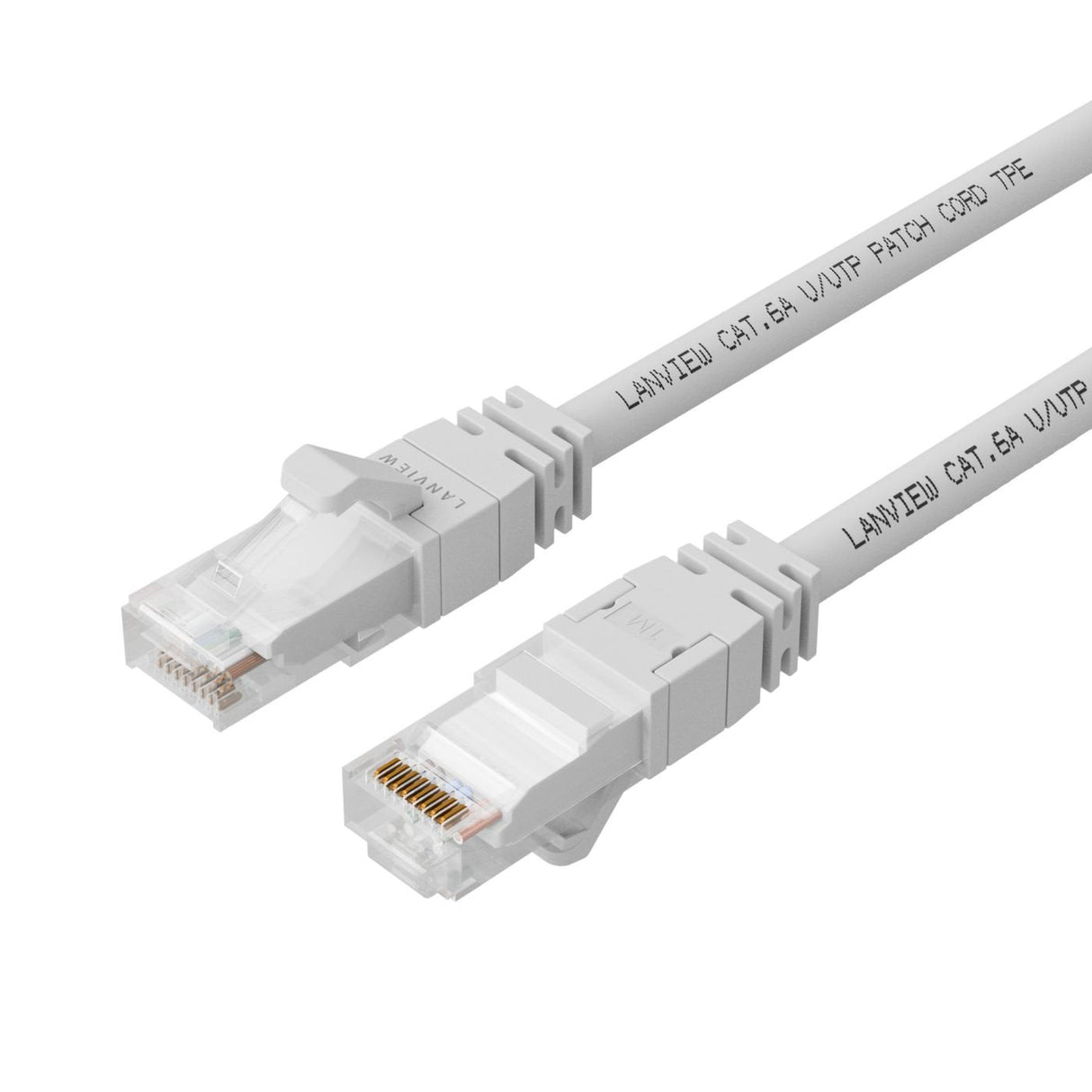 Cat6a S/Ftp 0,5m White Lszh,  High-Flex