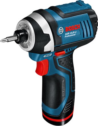 Atornillador A Batería Bosch Gdr 12v-105 Professional Azul / Negra, L-Boxx, Sin Batería Ni Cargador