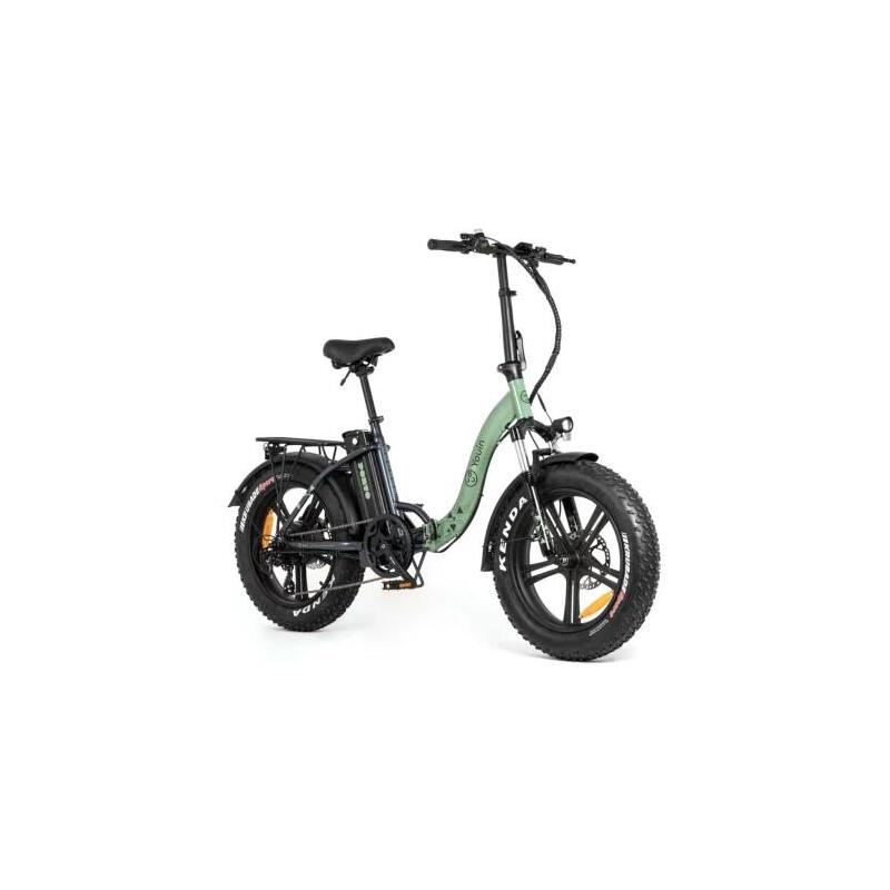 Ebike  Porto Ii - Urban - Fat 20 X 4  -F.Hidraulico - Bat.Extraible  - Verde