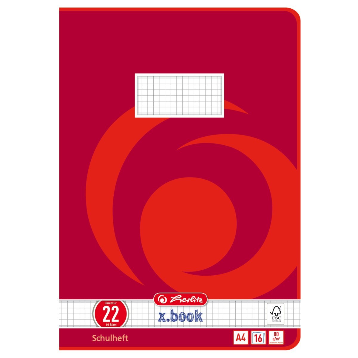Herlitz Hefte A4/16 Lin.22 Fsc Mix