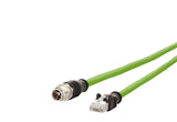 Metz Connect Verbindungsleitung M12 St-Rj45 St 8-Pol X-Kodiert Gerade-Gerade 1m